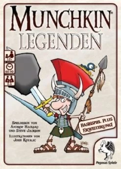 Pegasus Spiele Munchkin Legenden 1 + 2 (Kartenspiel)