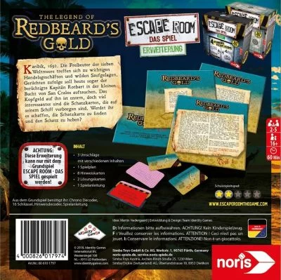 Noris Escape Room Erweiterung Redbeards Gold 5 Noris Escape Room Erweiterung Redbeards Gold – Bild 3
