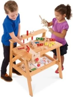 Melissa & Doug Werkbank Aus Holz Für Große Projekte -Spielzeugladen 11154298 03