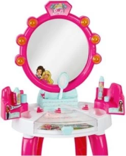 Barbie® Schminktisch Mit Hocker Inkl. Zubehör - Mit Licht & Sound, Pink -Spielzeugladen 11406719 06