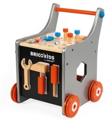 Janod Brico'Kids Werkbankwagen Groß, Inkl. 25 Teile Zubehör 5 Janod Brico'Kids Werkbankwagen Groß, Inkl. 25 Teile Zubehör – Bild 3