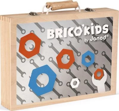 Janod Brico'Kids Werkzeugkoffer 9 Teile 6 Janod Brico'Kids Werkzeugkoffer 9 Teile – Bild 4