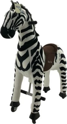 Sweety-Toys Sweety Toys 11384 Reittier Gross Zebra Auf Rollen