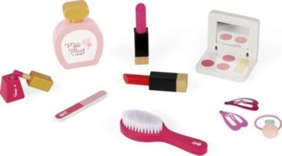 Janod Schmink- Und Frisiertisch "P'tite Miss" Mit Hocker Und Zubehör, 10 Teile 7 Janod Schmink- Und Frisiertisch "P'tite Miss" Mit Hocker Und Zubehör, 10 Teile – Bild 5