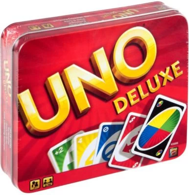 Mattel Games UNO Deluxe Metallbox, Kartenspiel, Gesellschaftsspiel, Kinderspiel 3 Mattel Games UNO Deluxe Metallbox, Kartenspiel, Gesellschaftsspiel, Kinderspiel