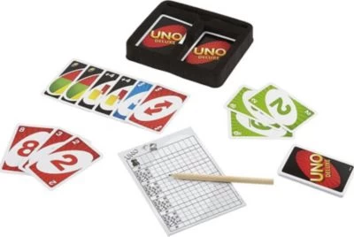 Mattel Games UNO Deluxe Metallbox, Kartenspiel, Gesellschaftsspiel, Kinderspiel 6 Mattel Games UNO Deluxe Metallbox, Kartenspiel, Gesellschaftsspiel, Kinderspiel – Bild 4