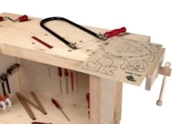 Pebaro Kinderwerkbank Aus Holz, Höhenverstellbar 9 Pebaro Kinderwerkbank Aus Holz, Höhenverstellbar -Spielzeugladen 1643918 03