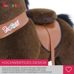 PonyCycle Kinder Reittiere Mister Ed Pferd Braun Small Mit Sound - 3 Jahre Garantie -Spielzeugladen 16707144 06