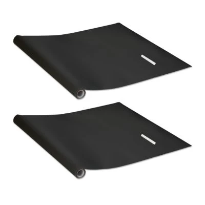 Relaxdays 2 X Tafelfolie Selbstklebend Schwarz 3 Relaxdays 2 X Tafelfolie Selbstklebend Schwarz