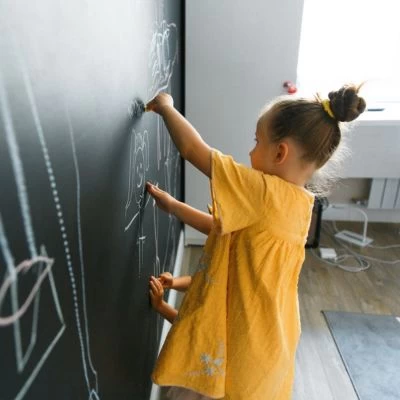 Relaxdays 2 X Tafelfolie Selbstklebend Schwarz 7 Relaxdays 2 X Tafelfolie Selbstklebend Schwarz – Bild 5