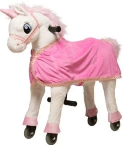 ANIMAL RIDING Reittier Einhorn Melodie Auf Rollen,inkl. Decke, Small -Spielzeugladen 16981978 03