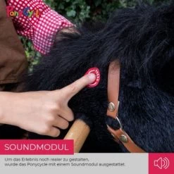 PonyCycle Kinder Reittiere Black Beauty Pferd Small Mit Sound - 3 Jahre Garantie -Spielzeugladen 17022967 03