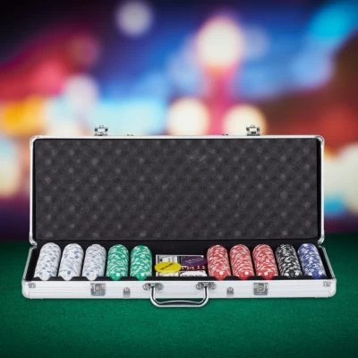 Relaxdays Pokerkoffer Mit 500 Chips 4 Relaxdays Pokerkoffer Mit 500 Chips – Bild 2