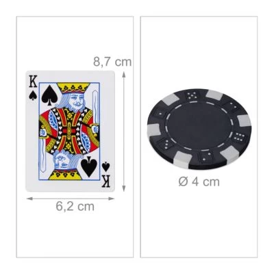 Relaxdays Pokerkoffer Mit 500 Chips 7 Relaxdays Pokerkoffer Mit 500 Chips – Bild 5