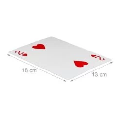 Relaxdays 5 X Pokerkarten Jumbo 54 Karten 10 Relaxdays 5 X Pokerkarten Jumbo 54 Karten -Spielzeugladen 17582563 03