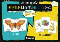 Loewe Verlag Clever Spielen - Meine Große KartenLernSpiel-Box - Silben/Selbstlaute