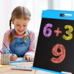 Relaxdays Blaue Kindertafel Für Kreide -Spielzeugladen 18645666 05