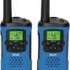 Alecto FR-115 - Set Von Zwei Walkie Talkies - Reichweite Von Bis Zu 5 Kilometern, Blau/schwarz