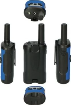Alecto FR-115 - Set Von Zwei Walkie Talkies - Reichweite Von Bis Zu 5 Kilometern, Blau/schwarz -Spielzeugladen 18773192 04