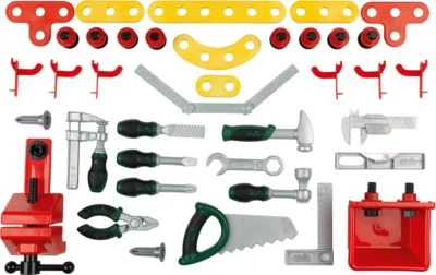 Klein BOSCH Große Werkbank, Grün 4 Klein BOSCH Große Werkbank, Grün – Bild 2