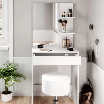 Vicco Schminktisch Frisiertisch Schminkkommode Isabelle + Hocker Frisierkommode 7 Vicco Schminktisch Frisiertisch Schminkkommode Isabelle + Hocker Frisierkommode – Bild 5