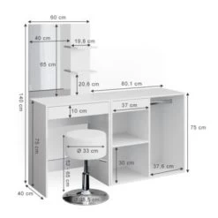 Vicco Schminktisch Frisiertisch Schminkkommode Isabelle + Hocker Beistellschrank 11 Vicco Schminktisch Frisiertisch Schminkkommode Isabelle + Hocker Beistellschrank -Spielzeugladen 19337357 04