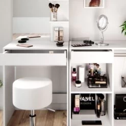 Vicco Schminktisch Frisiertisch Schminkkommode Isabelle + Hocker Beistellschrank 12 Vicco Schminktisch Frisiertisch Schminkkommode Isabelle + Hocker Beistellschrank -Spielzeugladen 19337357 05
