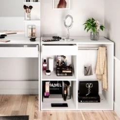 Vicco Beistellschrank Anstellschrank Für Schminktisch Isabelle Mit Schublade -Spielzeugladen 19337385 05