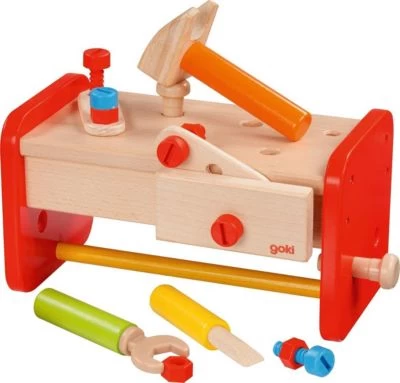 Goki Werkbank Inklusive Aufbewahrungsbox 3 Goki Werkbank Inklusive Aufbewahrungsbox