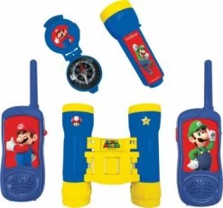 LEXIBOOK Mario Abenteurer Set Mit Walkie Talkie