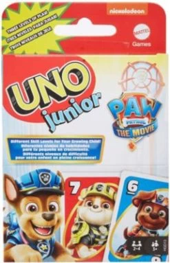Mattel Games UNO Junior Paw Patrol, Kartenspiel, Kinderspiel