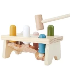 Bieco Klopfbank Buntes Holz Hammerspiel Baby Klopfer Hammer Spielzeug Ab 1 Jahr Werkbänke