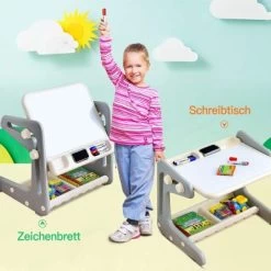 COSTWAY® Kindersitzgruppe Mit Stauraum -Spielzeugladen 21652769 03