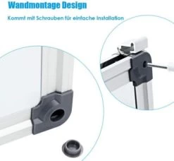 COSTWAY® Whiteboard Magnettafel 90x60cm -Spielzeugladen 21653198 03