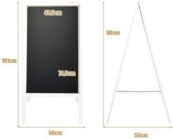 COSTWAY® Kreidetafel Beidseitig -Spielzeugladen 21653257 05