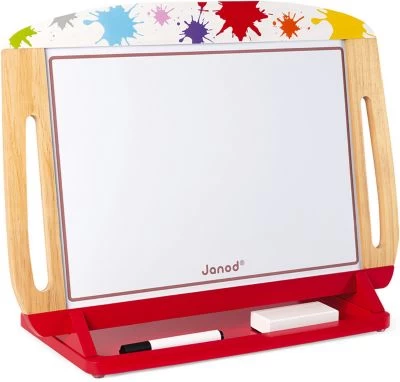 Janod Tisch- Und Kreidetafel Splash Mit Zubehör 3 Janod Tisch- Und Kreidetafel Splash Mit Zubehör