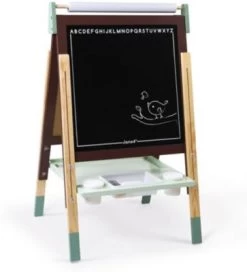 Janod Magnet- Und Kreidetafel Mit Zubehör, Braun/türkis -Spielzeugladen 21706402 05