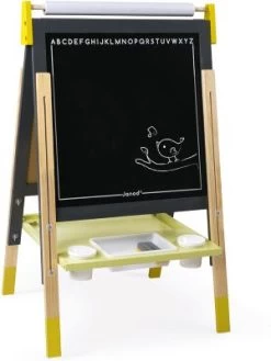 Janod Magnet- Und Kreidetafel Mit Zubehör, Gelb/grau -Spielzeugladen 21706406 05