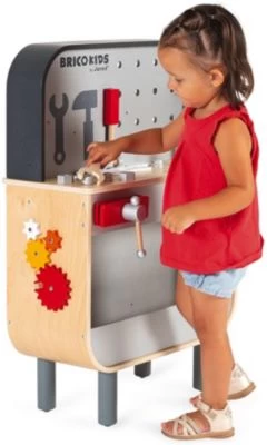 Janod Brico'kids Werkbank Beidseitig (28 Teile Zubehör) 6 Janod Brico'kids Werkbank Beidseitig (28 Teile Zubehör) – Bild 4