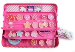 L.O.L 3-stufige Schminkdose Mit Lipgloss, Lidschatten, Haarklammmern, Lippenbürste Und Mehr