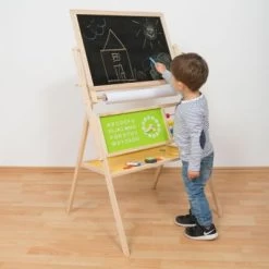 Coemo Kinder-Standtafel Mit Papierrolle Zubehör 9 Coemo Kinder-Standtafel Mit Papierrolle Zubehör -Spielzeugladen 23571529 02
