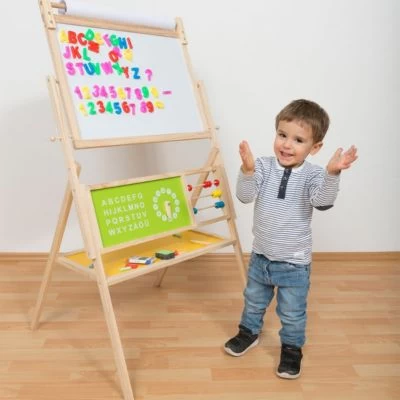Coemo Kinder-Standtafel Mit Papierrolle Zubehör 8 Coemo Kinder-Standtafel Mit Papierrolle Zubehör – Bild 6