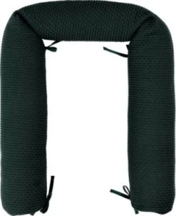 Nattou LUNA & AXEL Langes Deko-Kissen Dunkelgrün Trikot