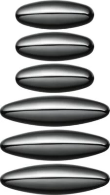 Herlitz Magnete Ellipse Just Black, 6 Stück