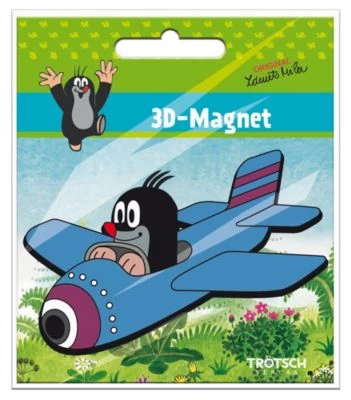 3D-Magnet Der Kleine Maulwurf Flugzeug 3 3D-Magnet Der Kleine Maulwurf Flugzeug