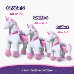 PonyCycle Kinder Reitspielzeug Rosa Einhorn Mit Bremsen Mit Klang Für 4-8 Jahre 13 PonyCycle Kinder Reitspielzeug Rosa Einhorn Mit Bremsen Mit Klang Für 4-8 Jahre -Spielzeugladen 24927811 06