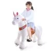 PonyCycle Kinder Reitspielzeug Weiß Einhorn Mit Bremsen Mit Klang Für 3-5 Jahre -Spielzeugladen 24927813 01
