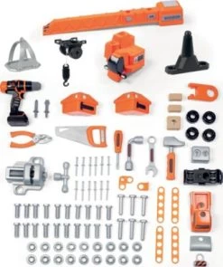 Smoby Black+Decker Werkbank Mit Kran -Spielzeugladen 24942966 03
