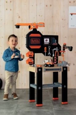 Smoby Black+Decker Werkbank Mit Kran -Spielzeugladen 24942966 04