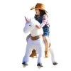 PonyCycle Kinder Reittier Weiß Einhorn Reitpferd Mit Bremsen Mit Klang Für Alter 7+ Rollenspielzeug -Spielzeugladen 25233442 01